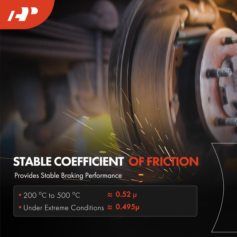 A-Premium Rear Brake Shoes Set Compatible with Toyota Yaris 2019-2020,