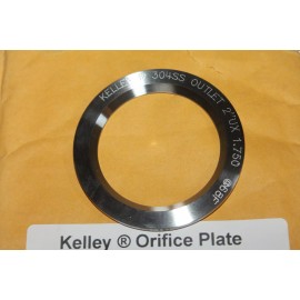 Kelley 2" Orifice Plate universal 304ss 1.75" bore NEW