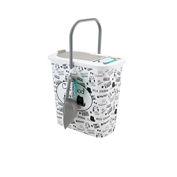 Pounce + Fetch 3 Gallon Pet Dry Food Container with