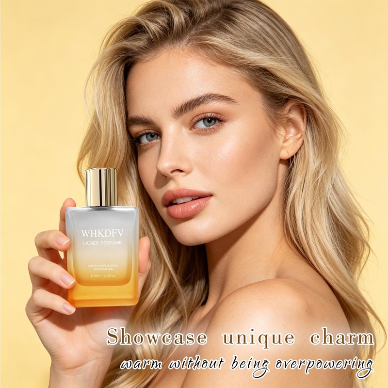 WHKDFV Honey Sandalwood Eau de Toilette for Women, 1.7 fl