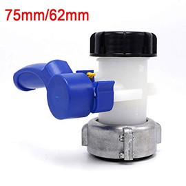 IBC Tank Tap Adapter IBC Tote Tank Valve Hose Fittings Adapter Drain Adapter Connector Parts Garden Tap Outlet Hose Fitting Rain Butt Hose (75mm)