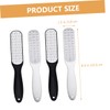 PACKOVE 4Pcs Stainless Steel Dual-Sided Foot File Heel Callus Remover