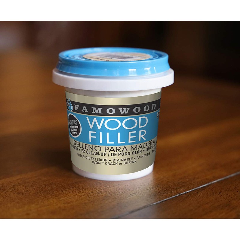 FamoWood 40002118 Latex Wood Filler, Fir/Maple, Net Wt 13.0 lbs.