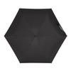 快滴DRY 超撥水 男女兼用 耐風 無地 5段ミニ折傘 50cm×6R ブラック KDU25550MN