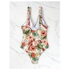 WDIRARA - Traje de baño monokini con tirantes delgados para