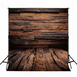 Kate Retro Brown Wood Photo Backdrop 1.5x2.2m Vintage Wooden Board Photography Background for Newborn Baby Portrait Photo Studio