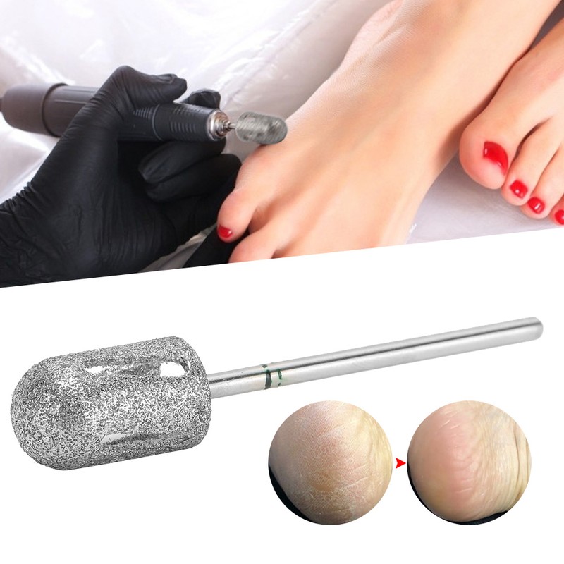 Stainless Steel Foot Nail Drill Bit Pedicure Foot Calluses Sanding