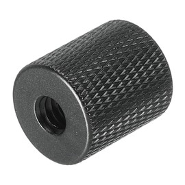 sourcing map Microphone Tripod Adapter 1/4 Female to M8 Female Camera Screw Black