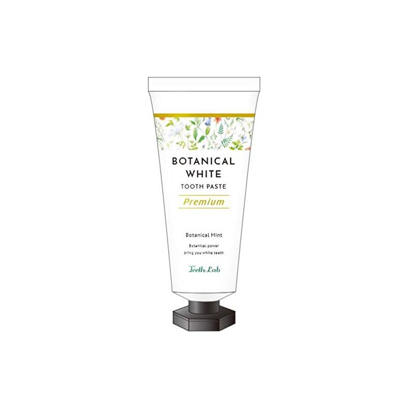 Teeth Lab Botanical White Premium 2.1 oz (60 g) Toothpaste,
