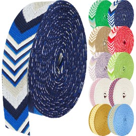 Grosun 1.5 inch Patterned Nylon Webbing Belt Webbing Straps Purse Straps Backpack Straps Nylon Belt for Seatbelt, Bags, Backpacks, Luggage (MMM, 3.3 Yards)