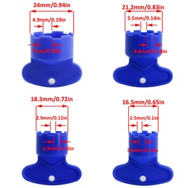 KAILEYOUXIANGONGSI Aerator Wrench, Cache Faucet Aerator Key, Removal Wrench Tool for M 16.5 18.5 21.5 24