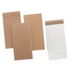 Ciieeo 4pcs Craft Paper Notepad to Do List Blank Lined