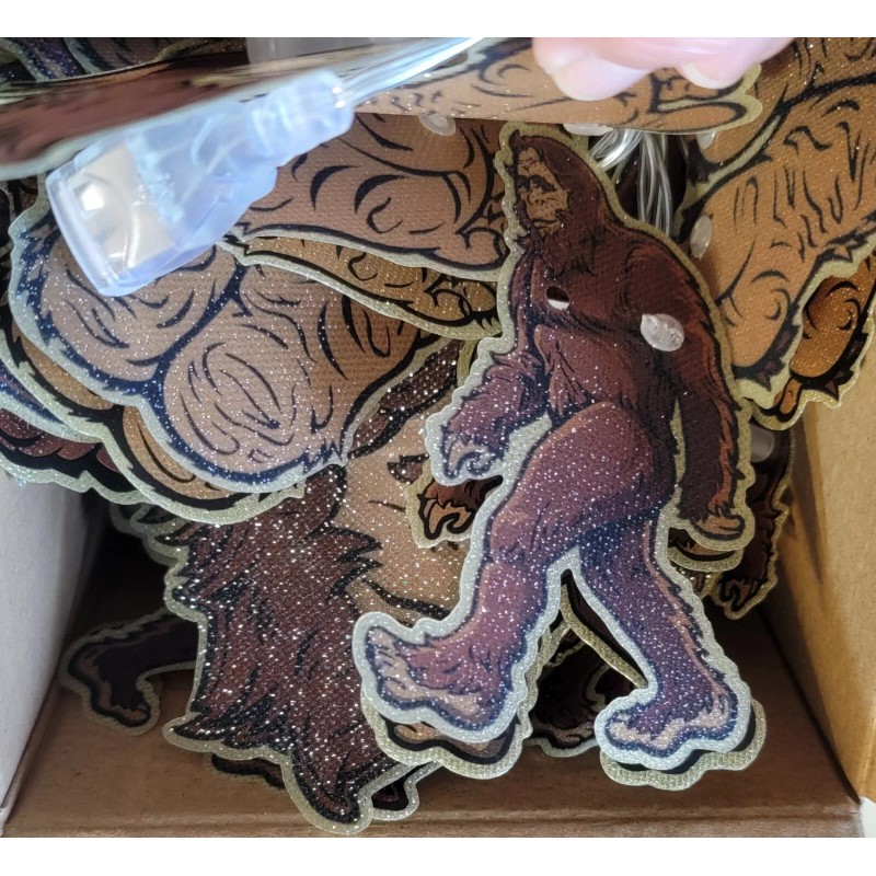 Wilcor Bigfoot String Lights 10.5 ft LED USB 20-light set