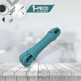 Clothing Line Washing Line Heavy Duty Outdoor & Indoor Clothesline Clothes Dryer Drying Space Line Rope Laundry Steel Core Durable Thick Plastic Pvc Coated 20 M Assorted Color(1 Count)