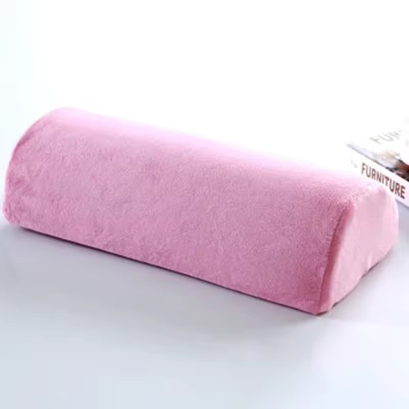 Half-Moon Memory Foam Bolster Pillow for Knee, Ankle, Back &