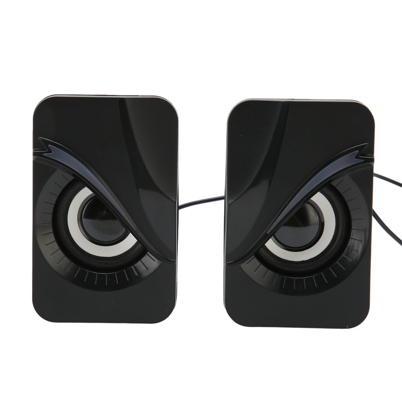 Computer Speaker USB Powered Wired Volume Control Mini Desktop Speaker