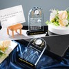 Ornalrist 40th Wedding Anniversary Glass Quartz Clock Gifts for Couple