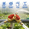 Bwintech 2 Pcs 8mm 3 Way Brass Hose Barb Ball