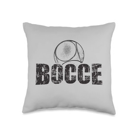 Bocce Balls Set Bocce Ball Accessories Clothing Legend Slogan with Jack Bocci Bocce Ball Throw Pillow, 16x16, Multicolor