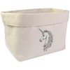 Large 'Enchanted Unicorn' Canvas Organiser/Storage Bag (OR00033012)