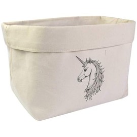Large 'Enchanted Unicorn' Canvas Organiser/Storage Bag (OR00033012)