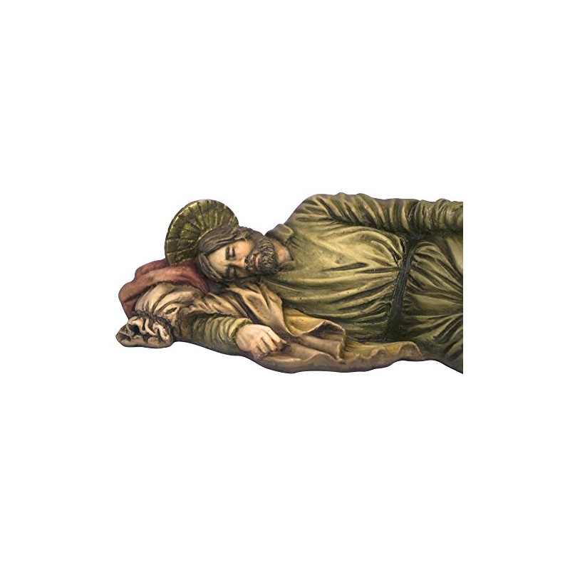 Toccare Beautiful Sleeping Saint Joseph Statue (12")
