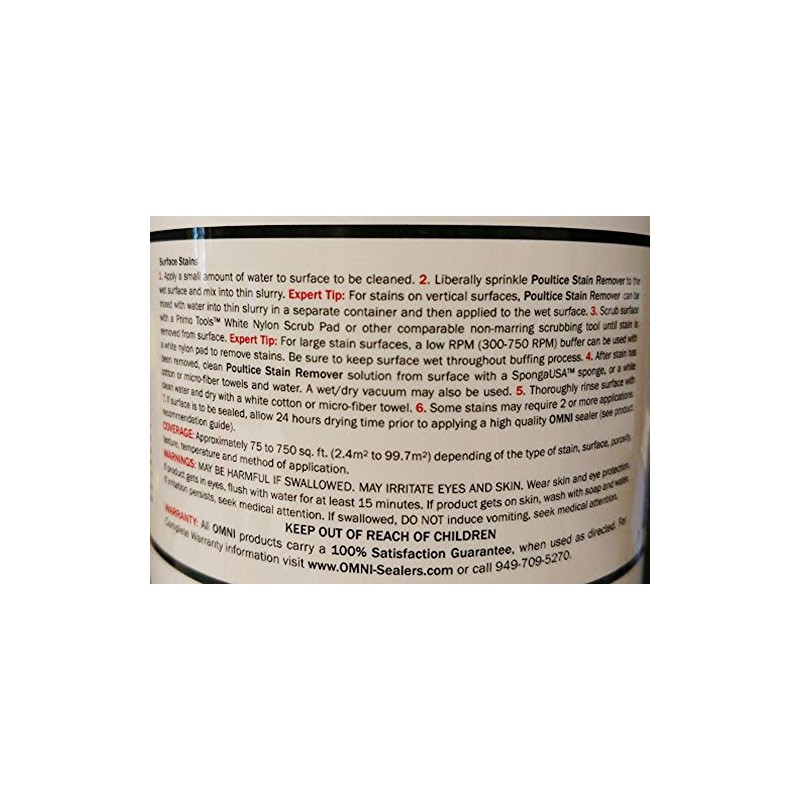 Omni Poultice Stain Remover 12 oz.