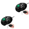 Mobestech Wired Trackball Mouse 2pcs Mini Ergonomic Mouse Trackball Mouse