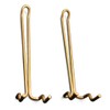 WAKI ANB-713 Classic Perforated Board, Brass Hook, 3.9 inches (100