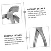 LALAFINA Flat-Nose Plier Leather Craft Flatten Plier Clamp Professional Design