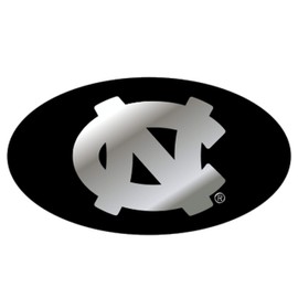 UNC North Carolina Tarheel Domed Hitch Cover Black