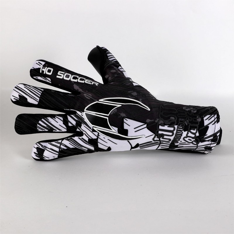 HO Soccer First Evolution III NG Graffiti Black Goalkeeper Gloves,