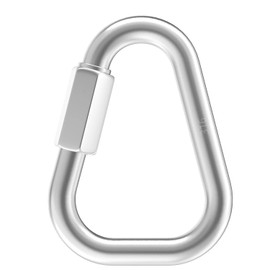 3.5 Inch Delta Quick Links 3/8 Inch 316 Stainless Steel Triangle Locking Quick Connector, M10 Quick Link Chain Heavy Duty Chain Connector - 1 Pack, 2300lbs Capacity