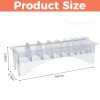 Framendino Professional Clipper Guard Holder with 10 Grid Case for