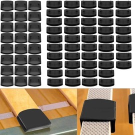 Bed Slat Holders, 72Pcs Plastic Bed Slat Caps, Side and Center BedSlats Holders Replacement Side Slats Bracket Suitable for Single Double King Queen Size Beds