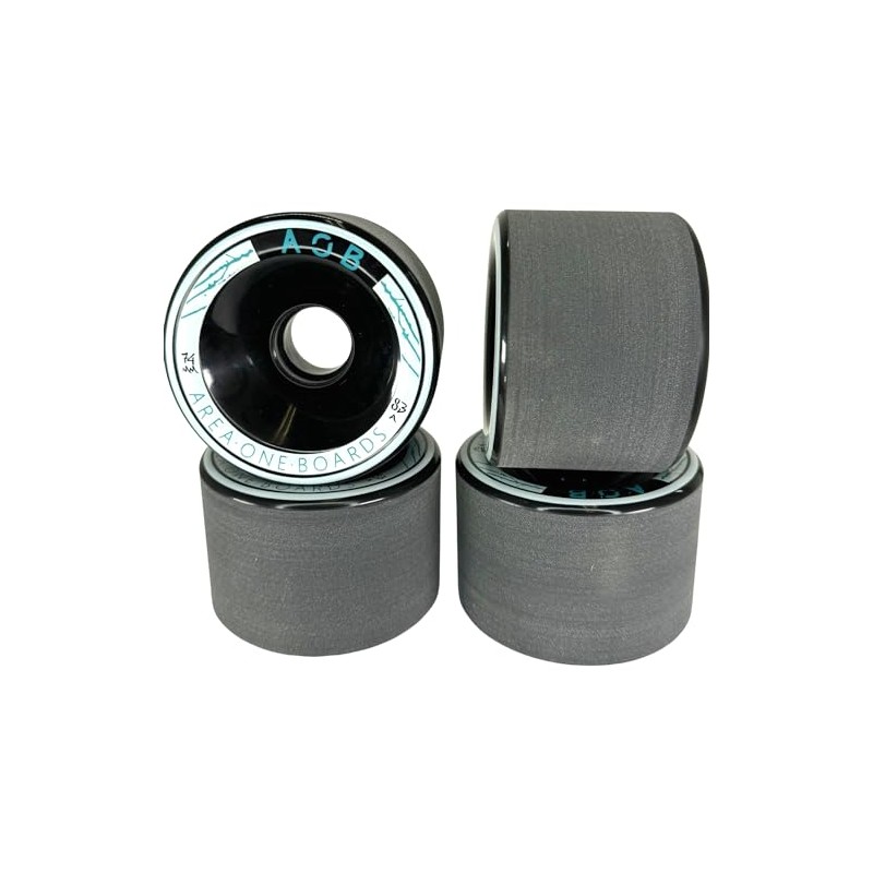 AOB Premium Longboard/Cruiser 2K Wheels (4 Pieces) Set Concentricity Calibrated