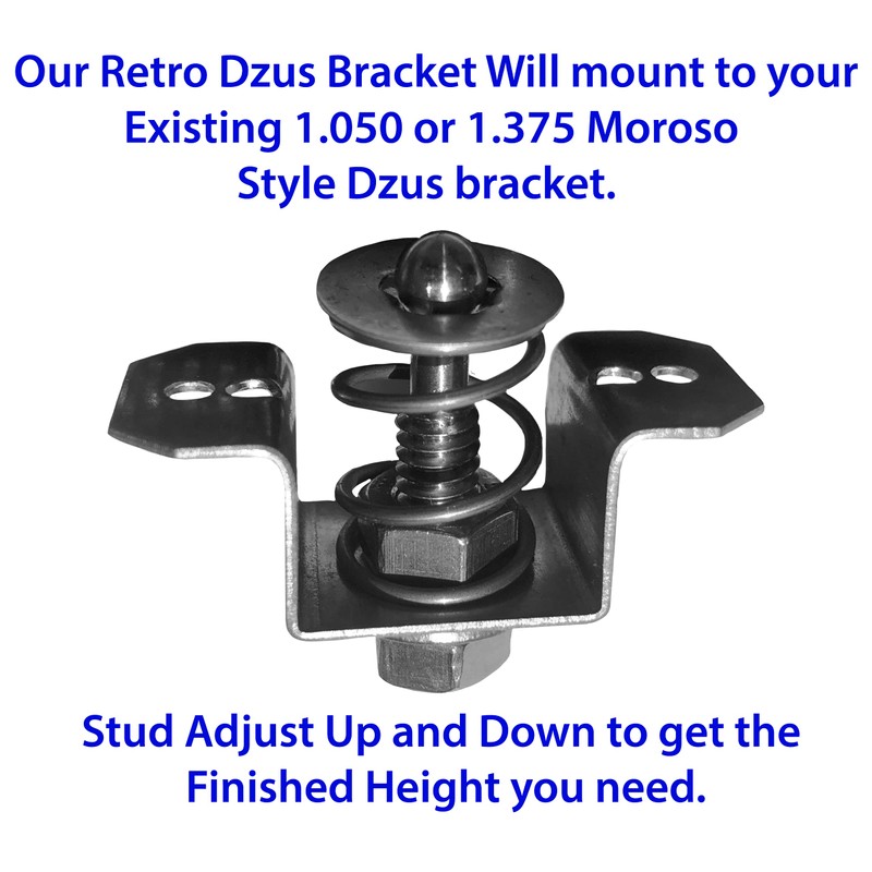 Dzus Small Push Button Retro Quick Latch Release Black 1.050