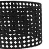 Iron Hollow Oval Lampshade Metal Engraving Hollow Lampshade Compatible for