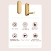 Guanici 4 Pieces Heavy Duty Gold Foldable Wall Hooks for