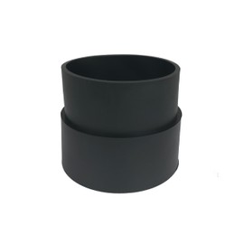 Fernco PDSC-33 Connector for 3" Drain Pipe to 2-1/2" Square Downspout, Pack of 1, Black