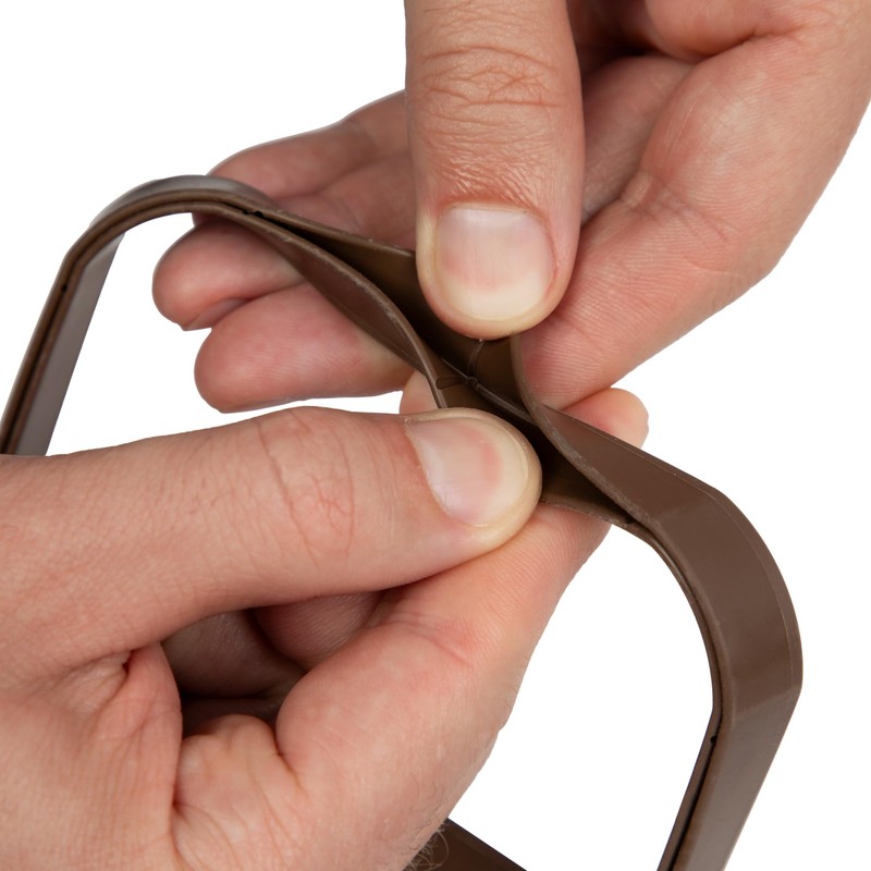 SpoutTrim | Downspout Cover | 3x4 | 2 Pack (Brown)