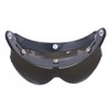 WANCAR Universal Motorcycle Retro Pilot-Style Standard 3 Snap-Button Visor Flip