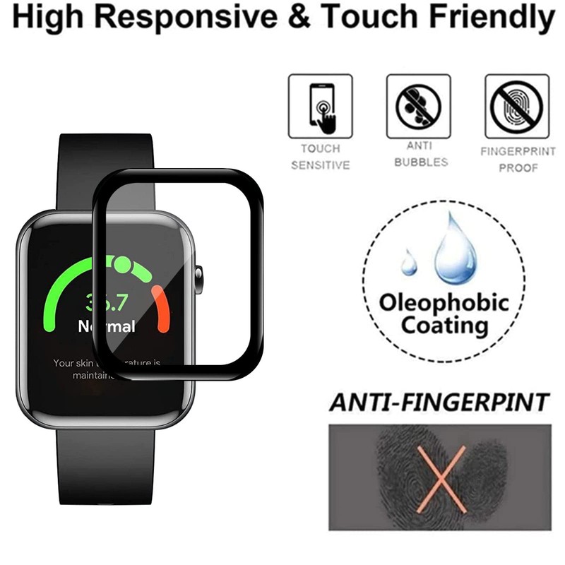 Quanen Electronic Screen Protector Compatible with Ticwatch GTH, Pack of