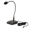 Gooseneck Condenser Microphone Professional 6.35mm Desktop Wired Microphone for Broadcasting