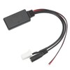 Car Bluetooth Audio Cable Adapter with Microphone Hands Free Replacement