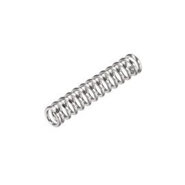 TOP-VIGOR 10Pcs Compression Spring, 6mm OD,1mm Wire Size,30mm Free Length Dual Extended Durable Dual Hook Tension Spring for Furniture Screen Doors Repair Projects