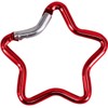 Carabiner Clip, Star Shaped Climbing Buckle, Keyring Hook for Camping