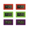 6 Pack of Mini Hygrometers by ONGROK, Small Humidity Temperature