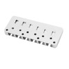 1 PC 6 String Bass Fixed Hardtail Bridge with Adjustable