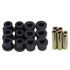 Asixxsix Rear Leaf Spring Bushing, 4 Pieces Golf Cart 102288101 Rear Pin 2 Pieces 102506401 Front Pin 12 Pieces Socket for Club Car Precedent 2004-UP, Tempo 2018-UP Gas Electric